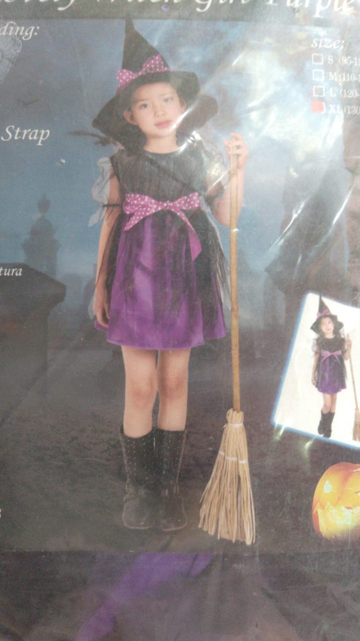Purple Witch - Kids Costume