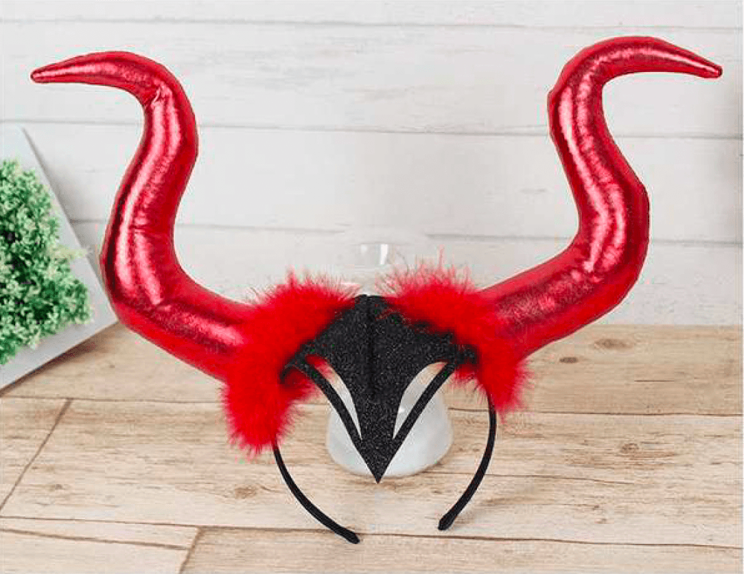Kids Maleficent Red Horn Costume
