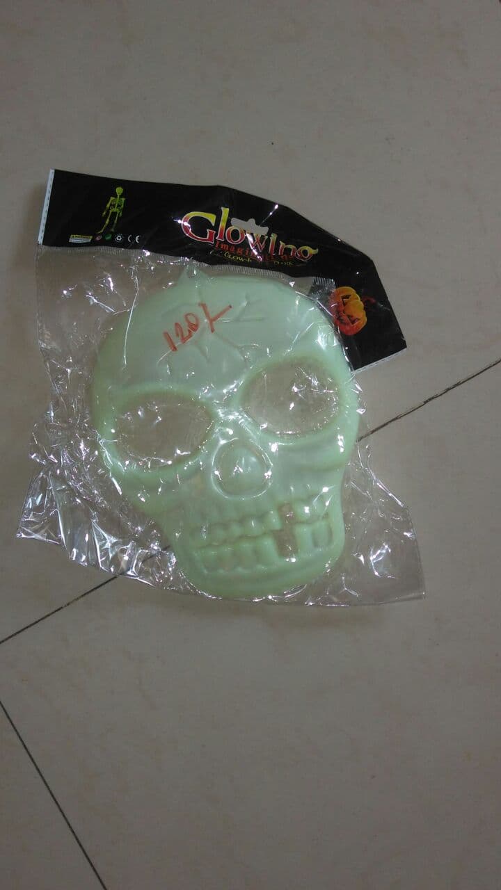 Kids Skull Glow Decor Costume