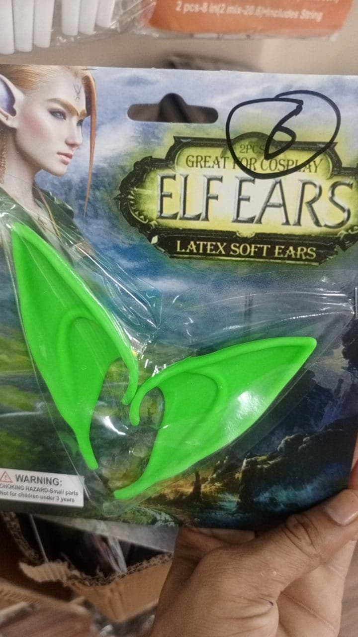 Kids Elf Ears - Green Costume