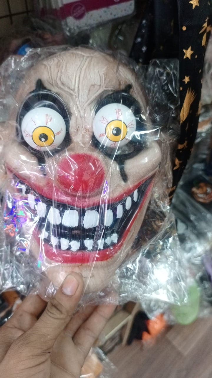 Kids Popping Eye Ghost Mask Costume
