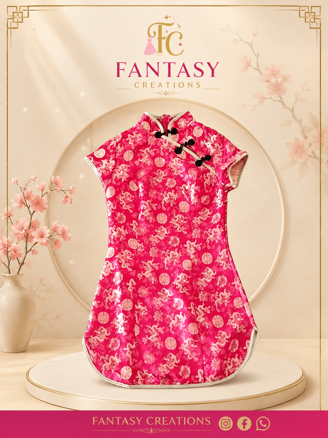Chinese Cheongsam Dress