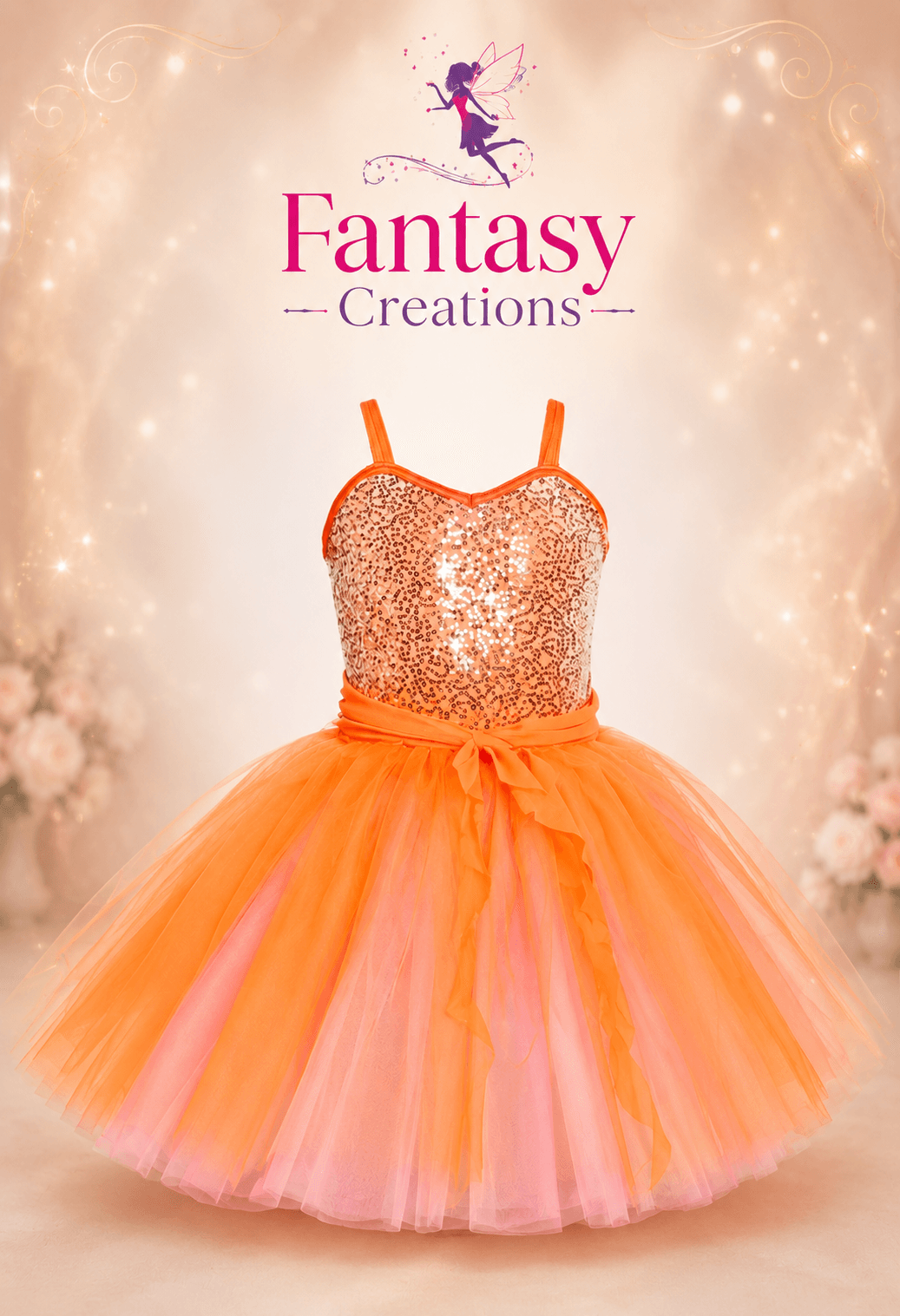 Orange Layered Dress
