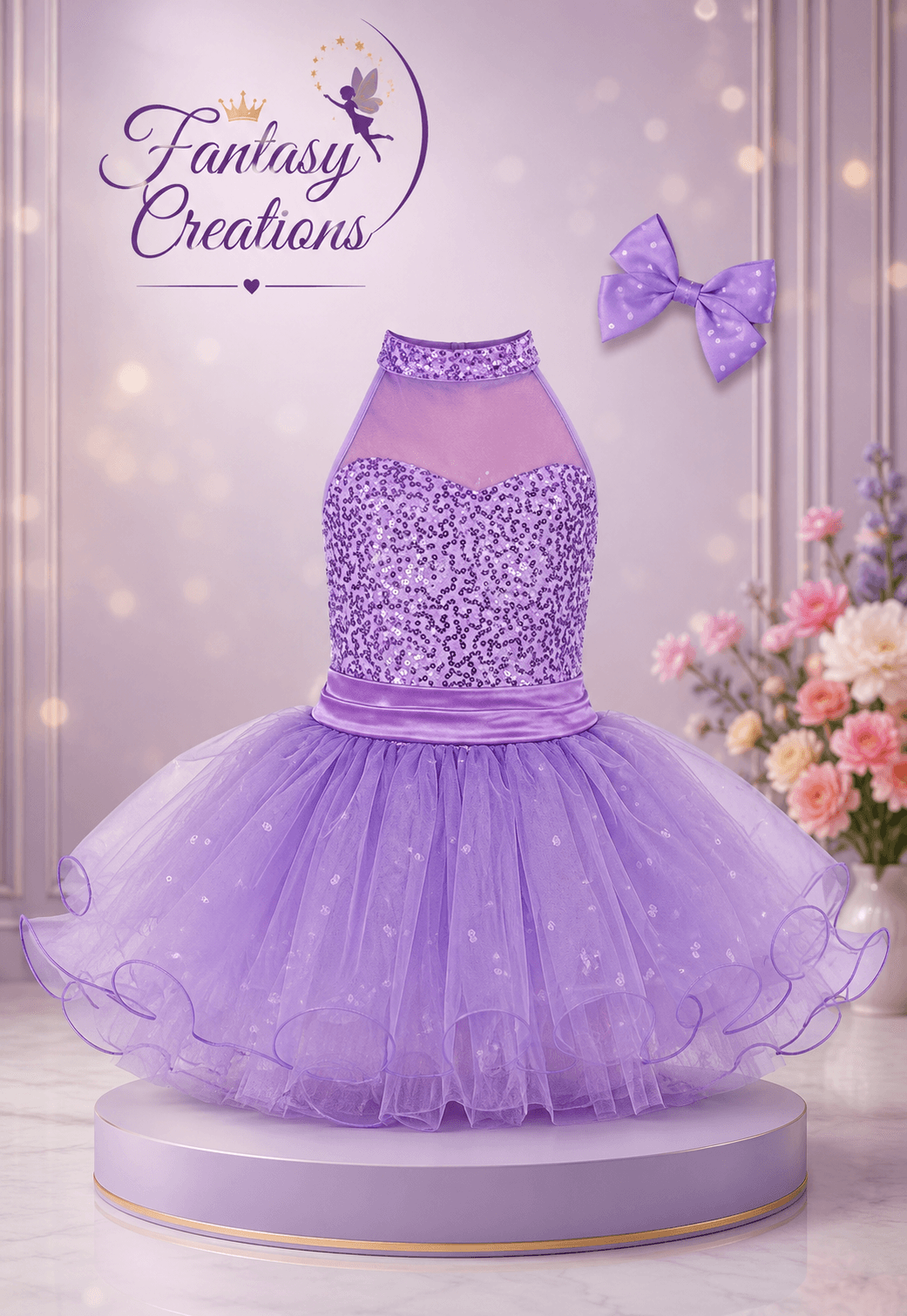lavender Tulle Dress
