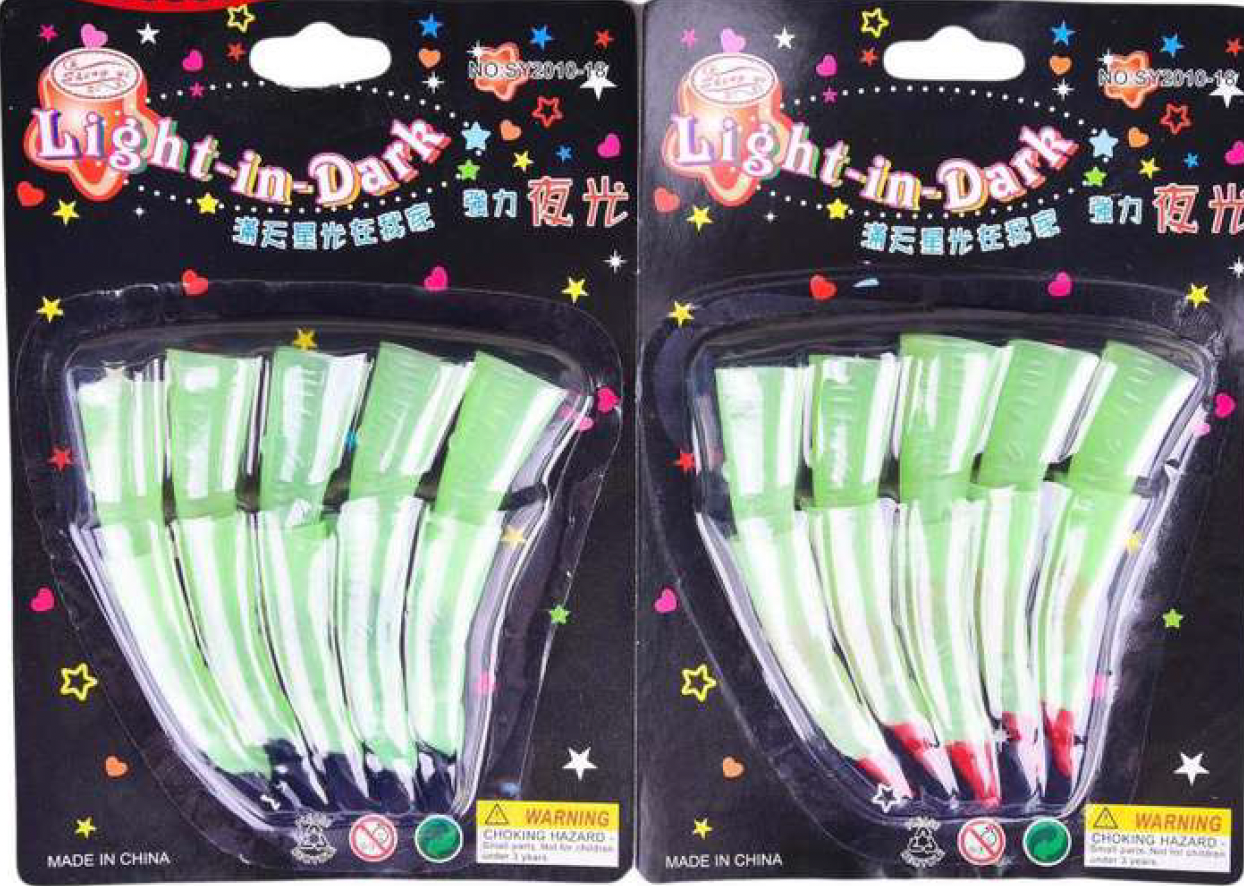 HA49 Glow in Dark Nails Set