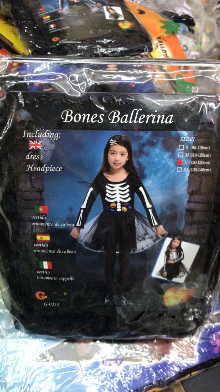 HC43 Bones Ballerina Costume