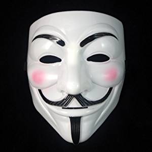 Kids V for Vendetta/Anonymous Mask Costume