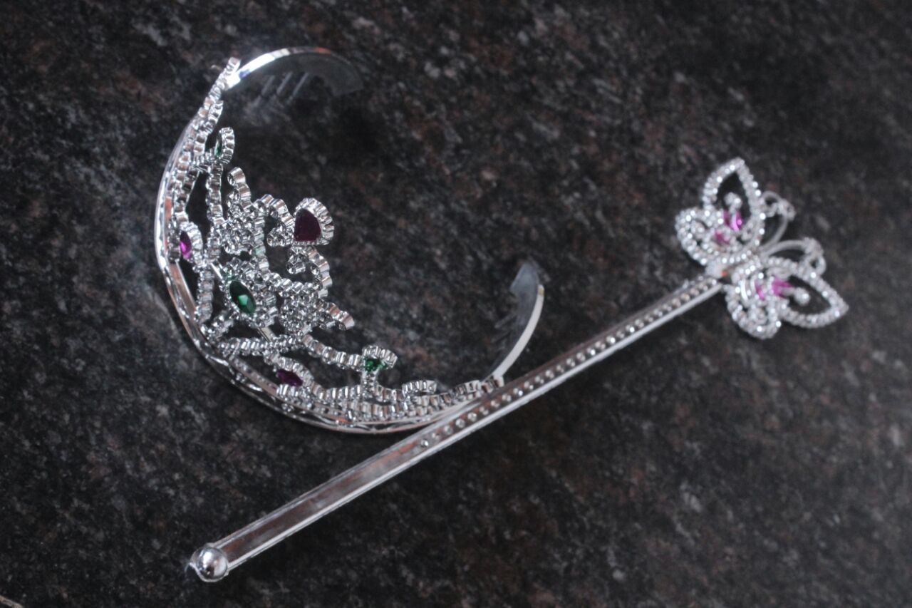 Kids Angel Crown and Wand Costume