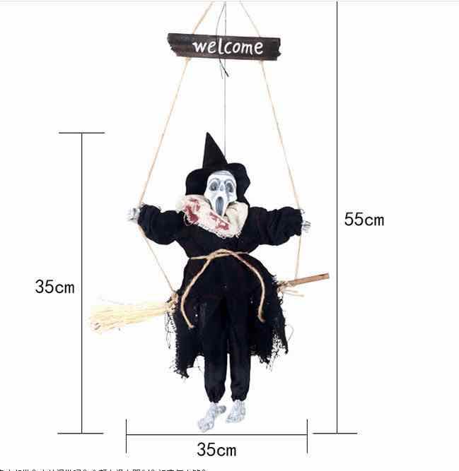 HA134 Hanging Witch Decor - Musical
