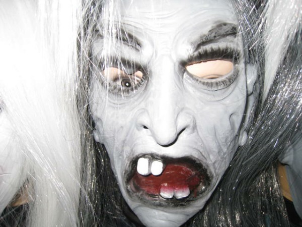 HA94 Scary Mask - Rubber & Wig - Multiple Types