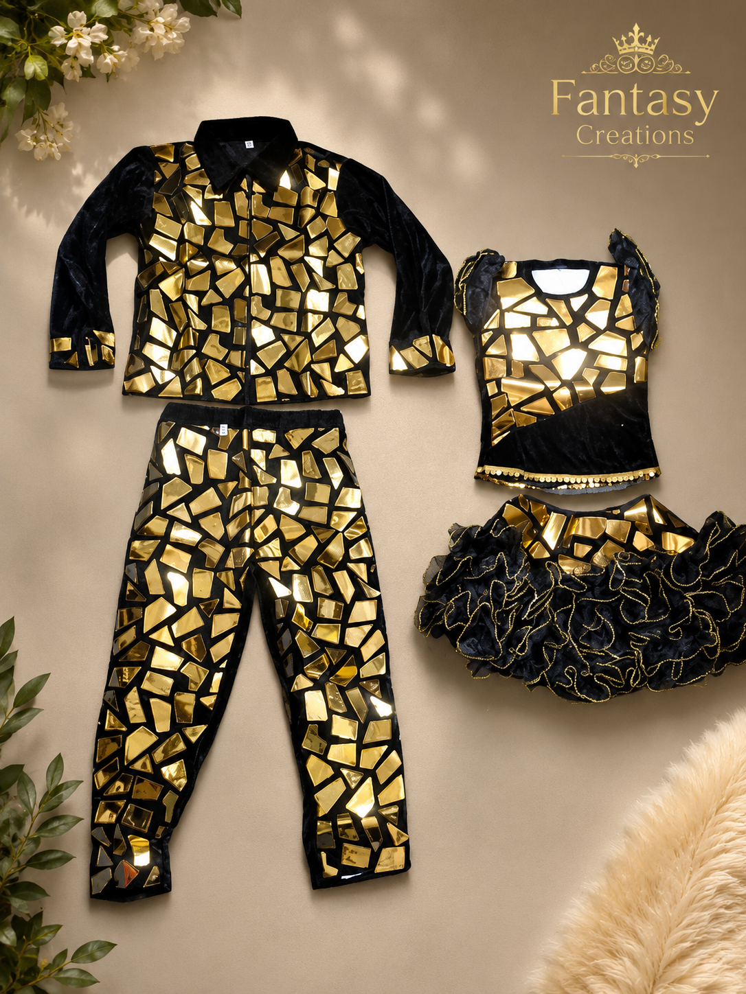 Black Mosaic Shirt