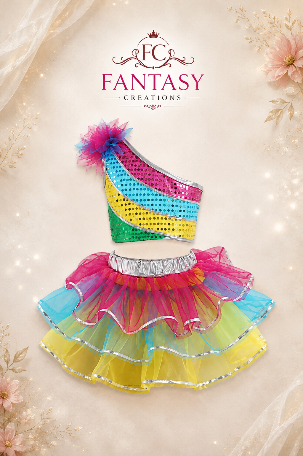 Pink Layered Costume Top
