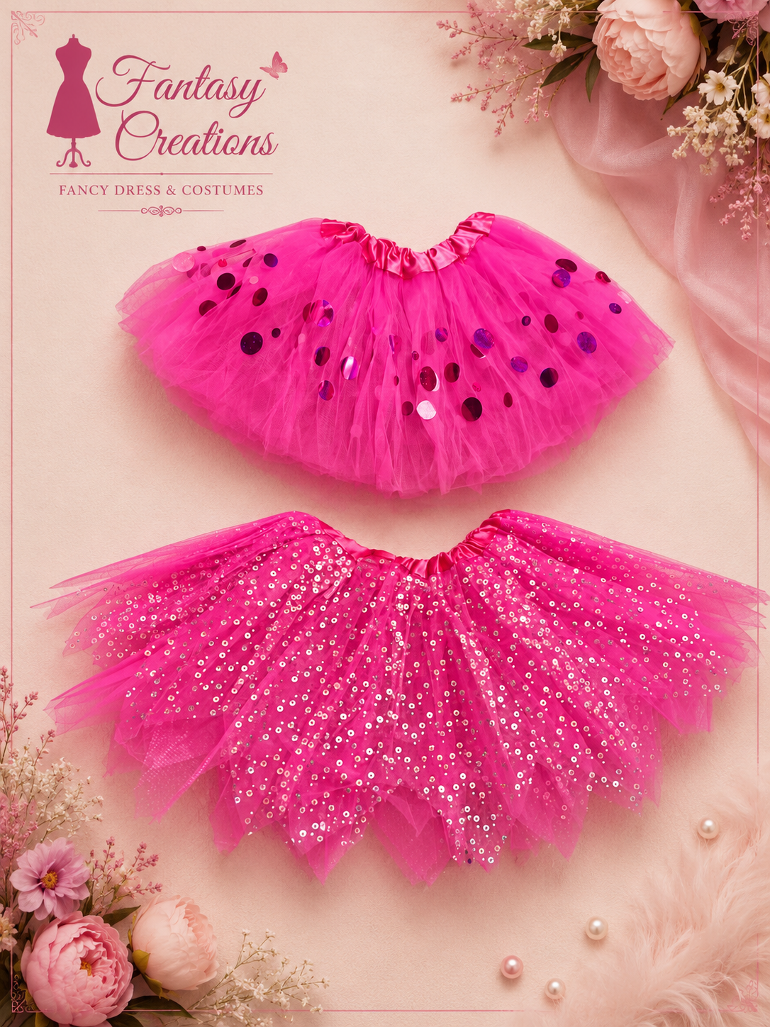 Pink Tulle Costume Top