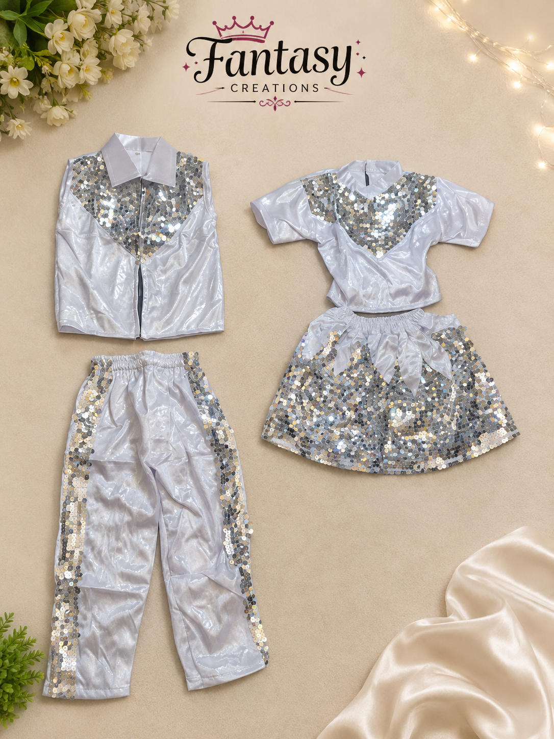 Silver Sequined Shirt