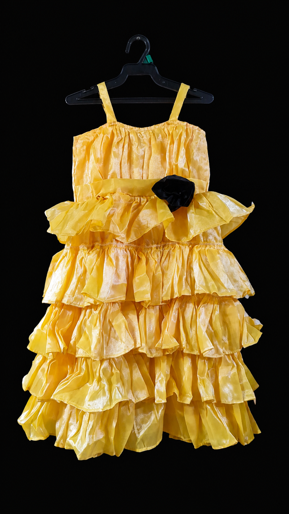 Yellow Ruffled Dress